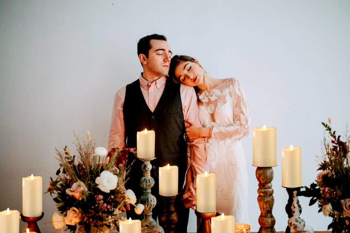 Flickering Flameless Candles, Realistic LED Candles with Remote and Timer, Set of 3 Battery Operated Candles for Room Fall Decor Wedding Christmas Decorations