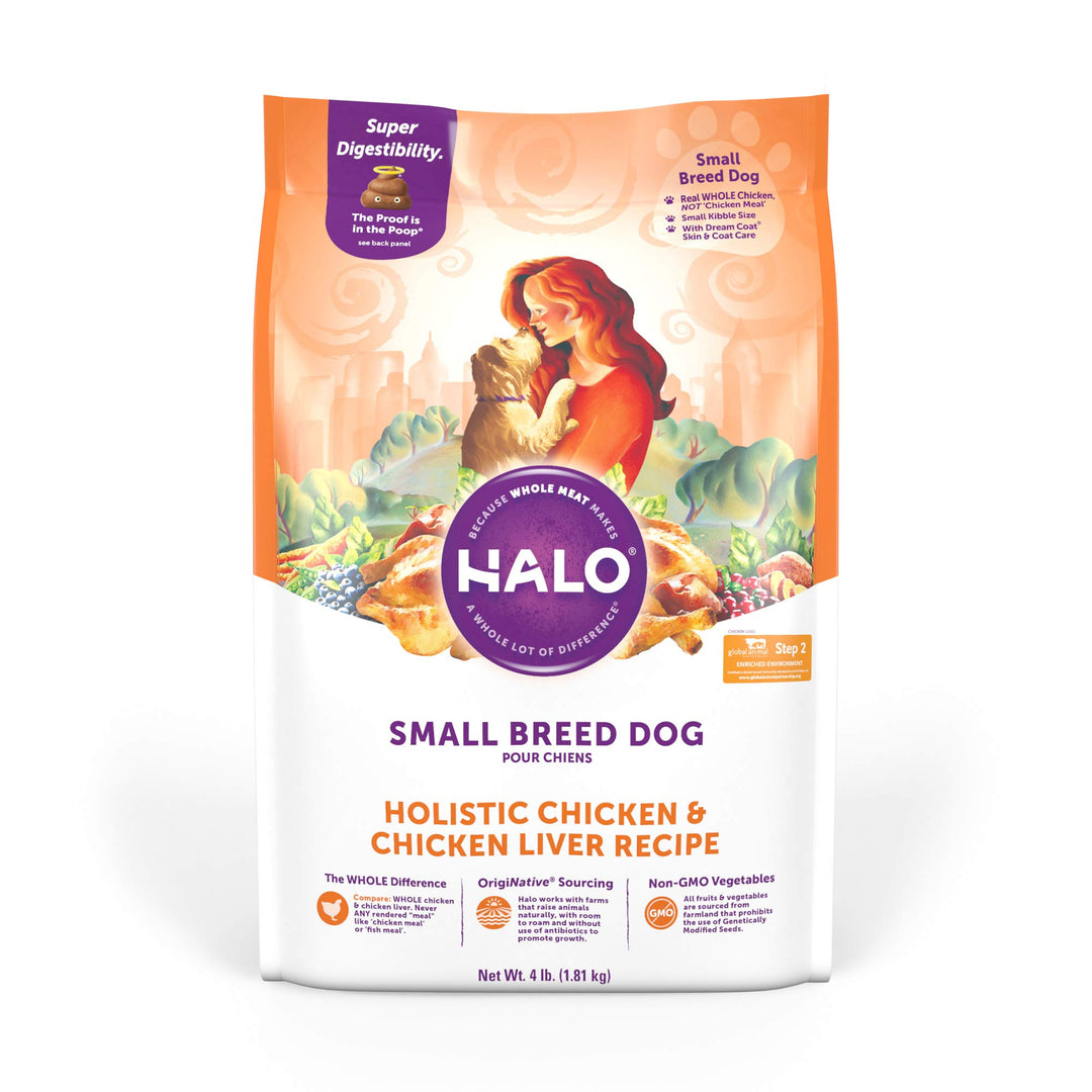 Chicken Liver Small Breed Dry Dog Food, 4-Pound Bag