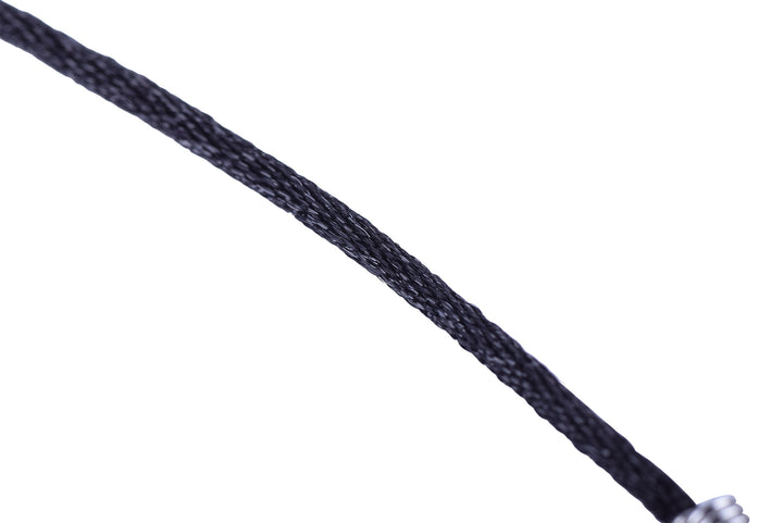 KONMAY 50pcs Black Satin Silk Necklace Cord 2.0mm/18&am