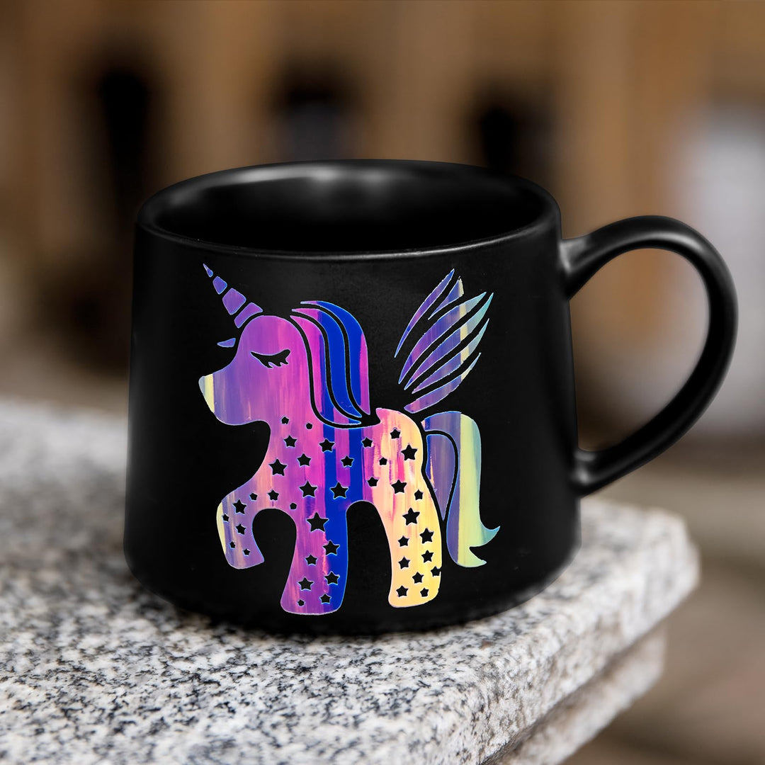 Vista Blue Holographic Opal Vinyl - 12 Inch X 6 Feet Blue Vinyl Permanent for Home Decoration, Opal Hyacinth Blue