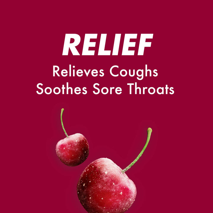 Halls Triple Action Cherry Drops- 80 ct