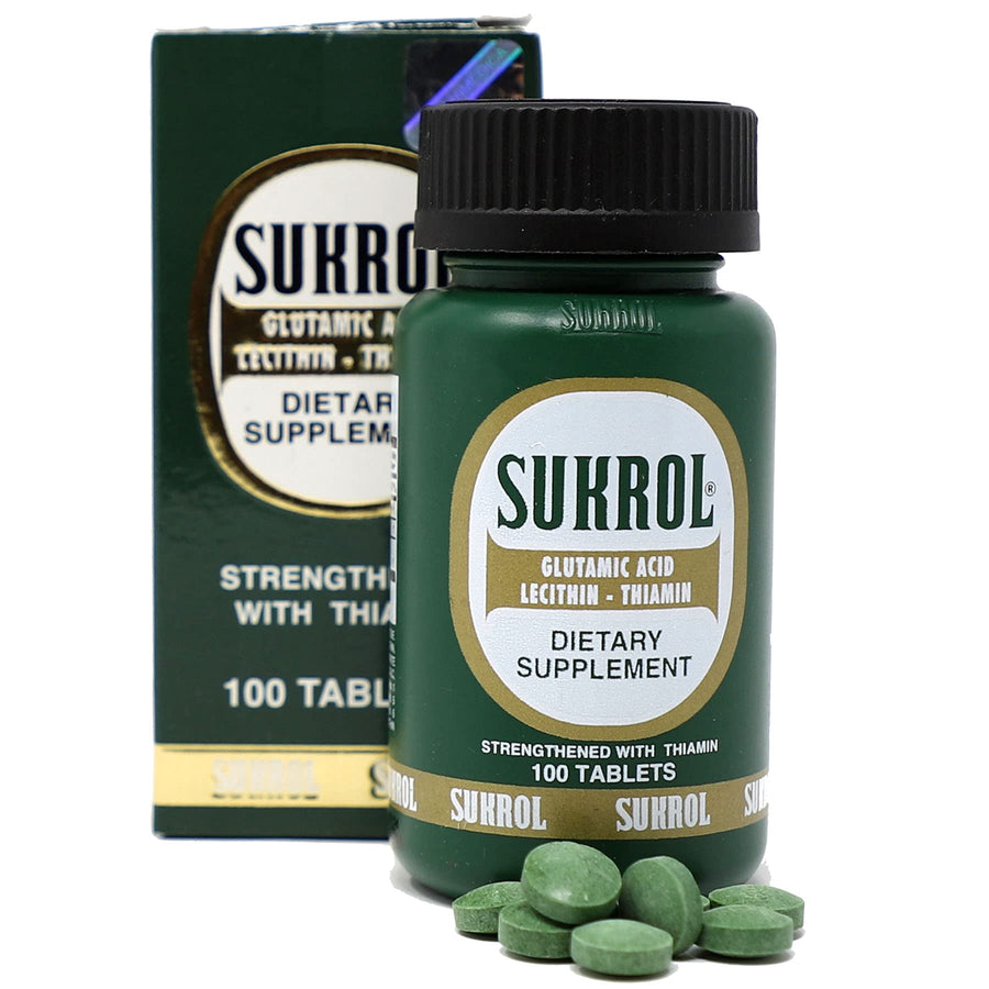 SUKROL, Vitamin, Improve Healthy Brain Function, 100 Ta