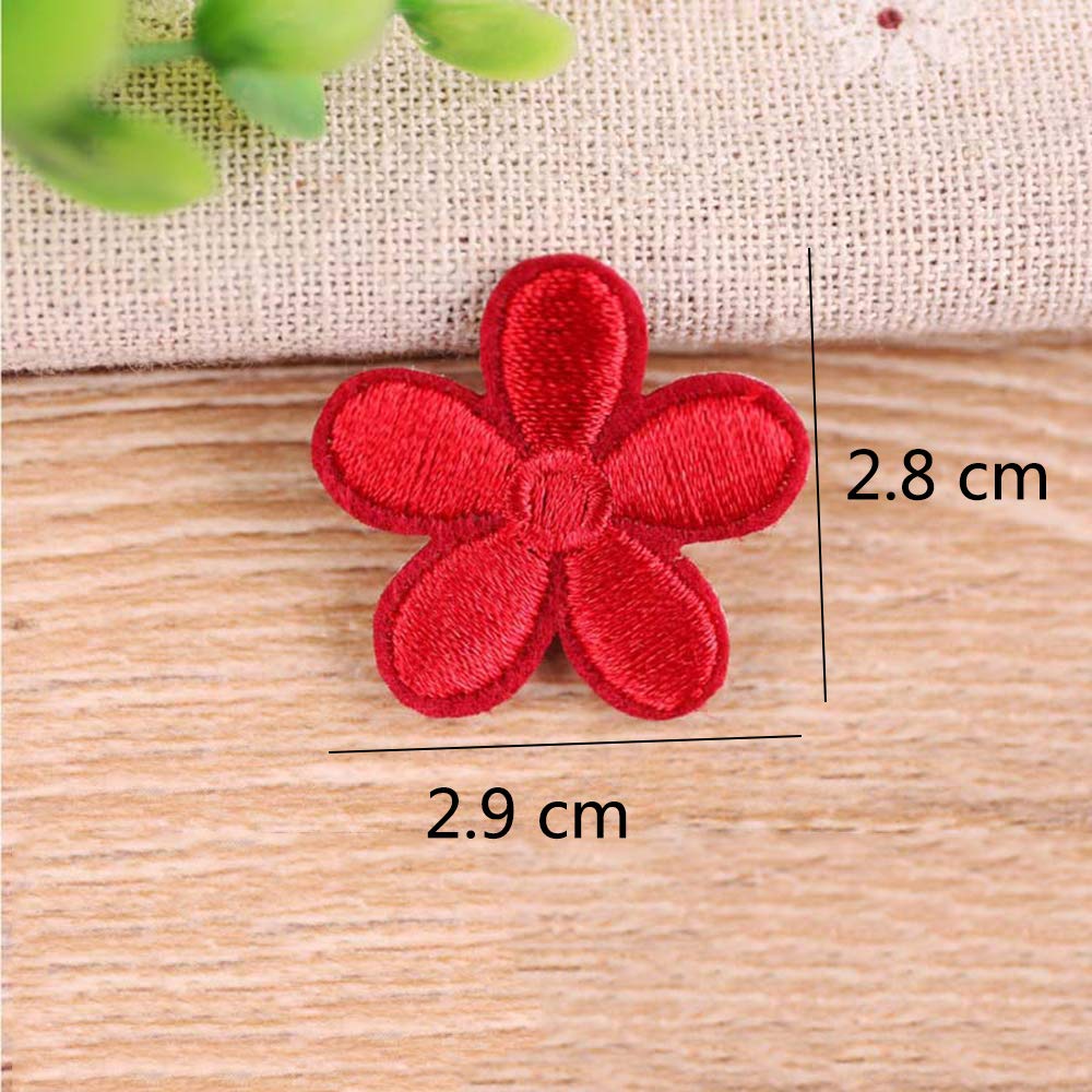 23PCS Mini Sun Flower Embroidered Patches Self Adhesive Embroidered Custom Backpack Patches for Men, Women, Boys, Girls, Kids