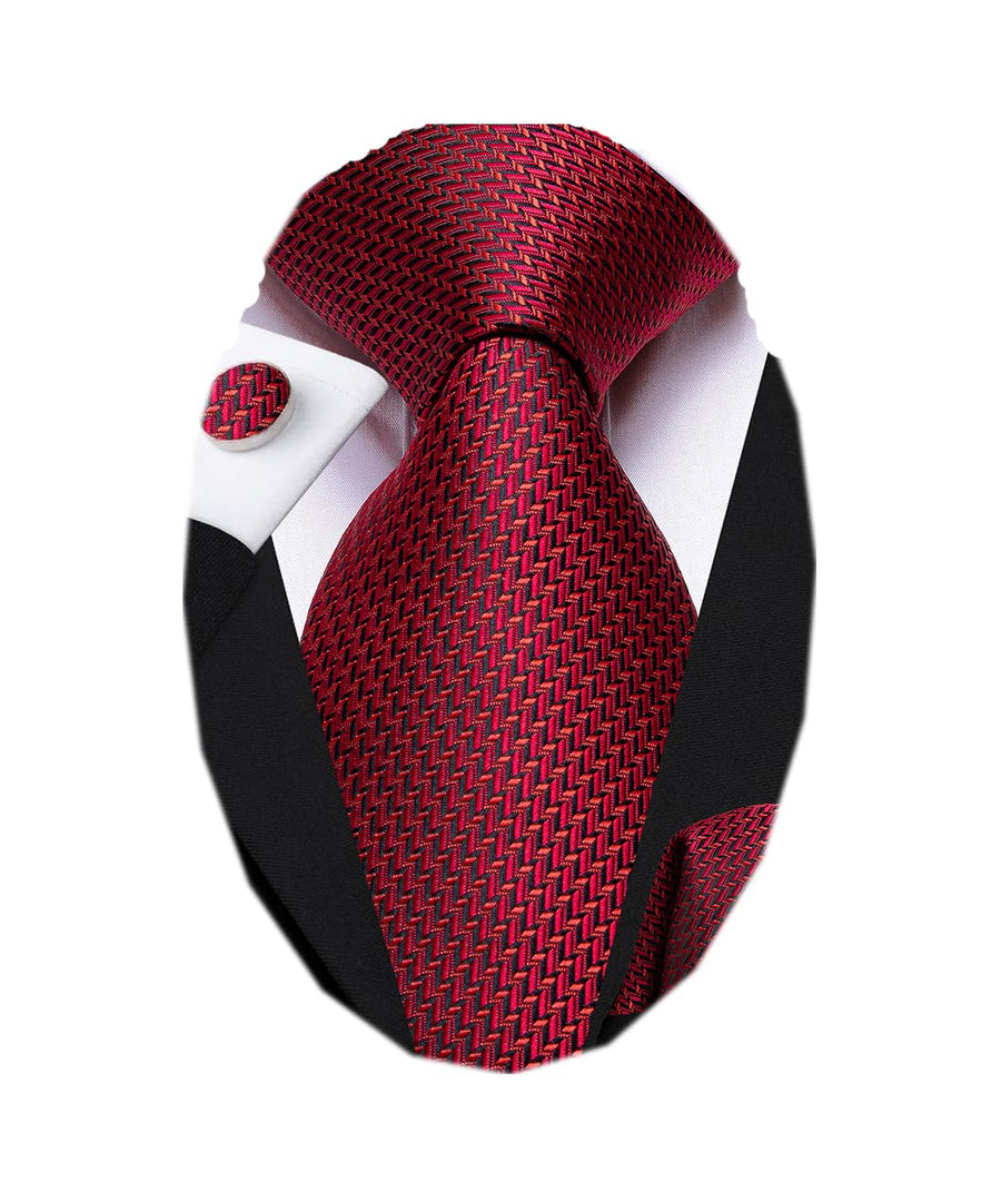 Dubulle Mens Paisely Floral Silk Tie for Men Striped Ne