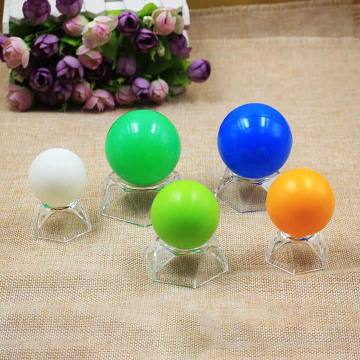 6 Pcs Acrylic Ball Display Stand Hexagon Spheres Holders Crystal Ball Base Holder for Baseball Tennis Ball Crystal Ball
