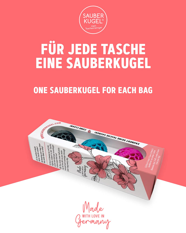- The Clean Ball - The clever way of cleaning purses, bags, backpacks and school bags (Springfield Collection)