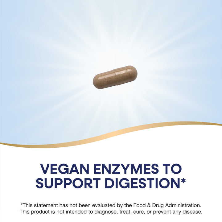 Nature&#39;s Way CompleteGest, Complete Digestive Blend, Vegan Enzymes, Supports Digestion of Fat, Carbohydrates, Proteins &amp; Fiber*, 180 Capsules (Packaging May Vary)