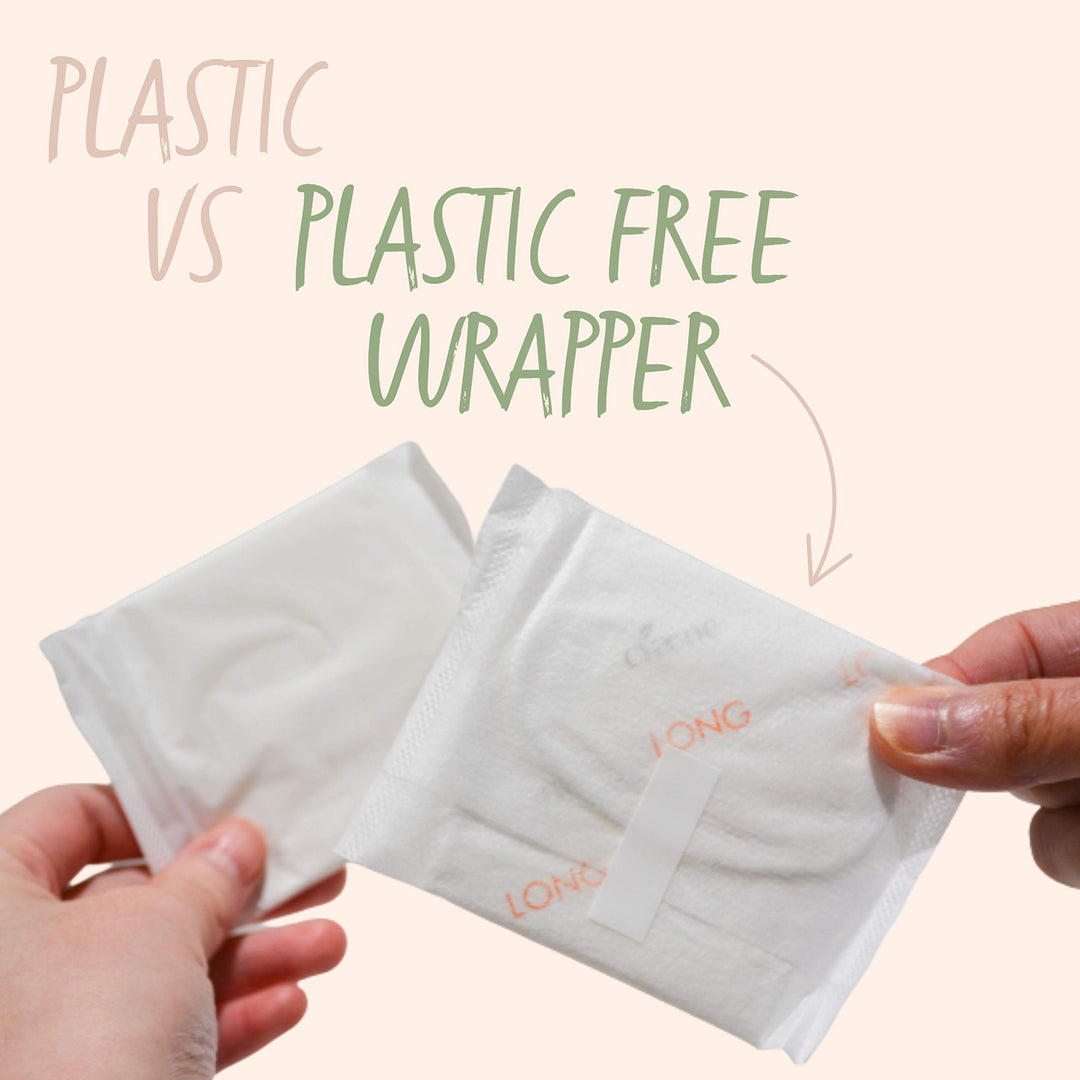 Claene Organic Cotton Panty Liners, Unscented,Thin, Dai