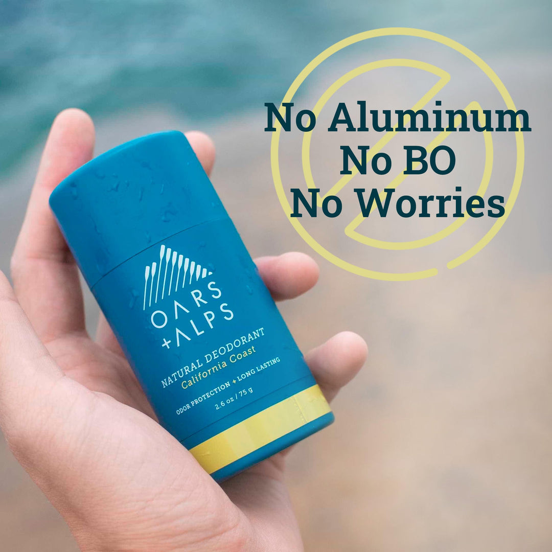 Aluminum Free Deodorant for Men and Women, Dermatologist Tested and Made with Clean Ingredients, Vegan, Travel Size, California Coast, 1 Pack, 2.6 Oz
