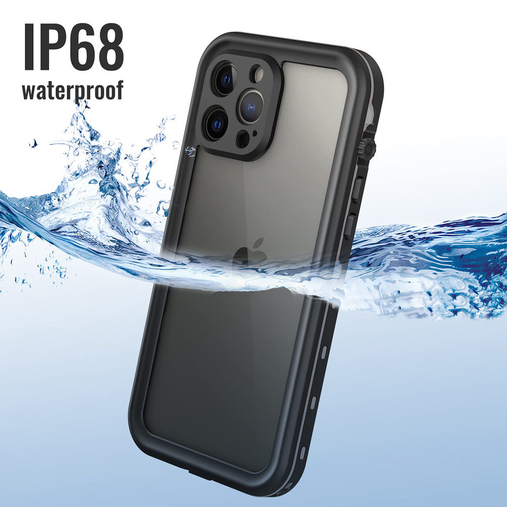 Transy Waterproof iPhone 13 Pro Max Case - Full Body Pr