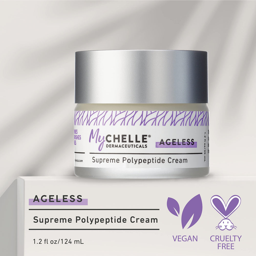 Supreme Polypeptide Cream Scented -Nutrient Rich moisturizer, Anti-Aging & Skin Firming Formula, Cruelty-Free, sulfate & Paraben Free, 1.2 Fl Oz