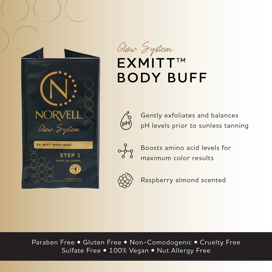Exmitt Pre-Tan Body Buff Exfoliating Mitt