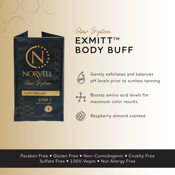 Exmitt Pre-Tan Body Buff Exfoliating Mitt