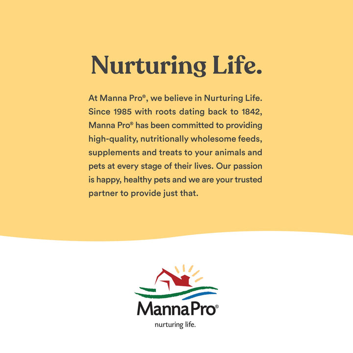 Manna Pro All Flock with Probiotics Crumble | Formulated with Vitamins and Minerals to Support a Balanced Diet | 8 Pounds