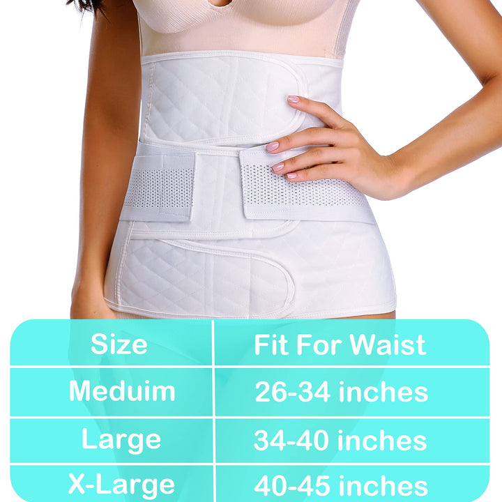 PAZ WEAN C Section Recovery Belt Post Partum Waist Trainer For Women C-Section Recovery Belly Band Post Delivery Belly Band Pink