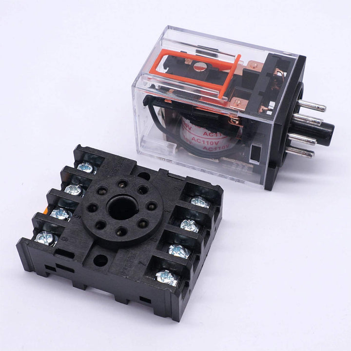 Taiss / MK2P-I AC 110V Coil 8 Pin DPDT Electromagnetic 