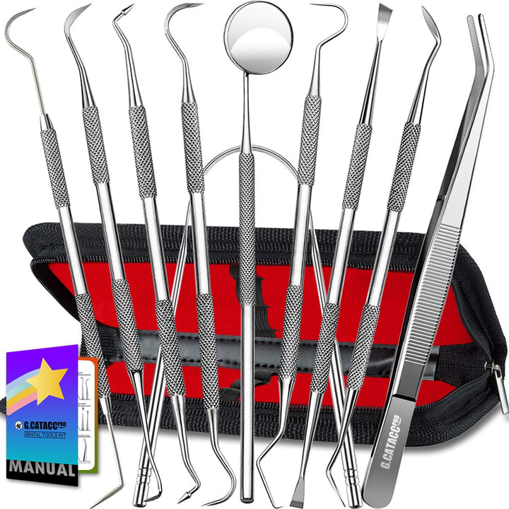 Dental Tools, 10 Pack Teeth Cleaning Tools Professional