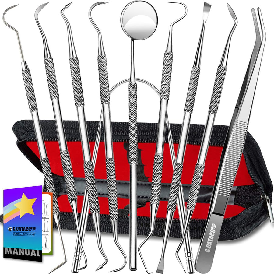 Dental Tools, 10 Pack Teeth Cleaning Tools Professional