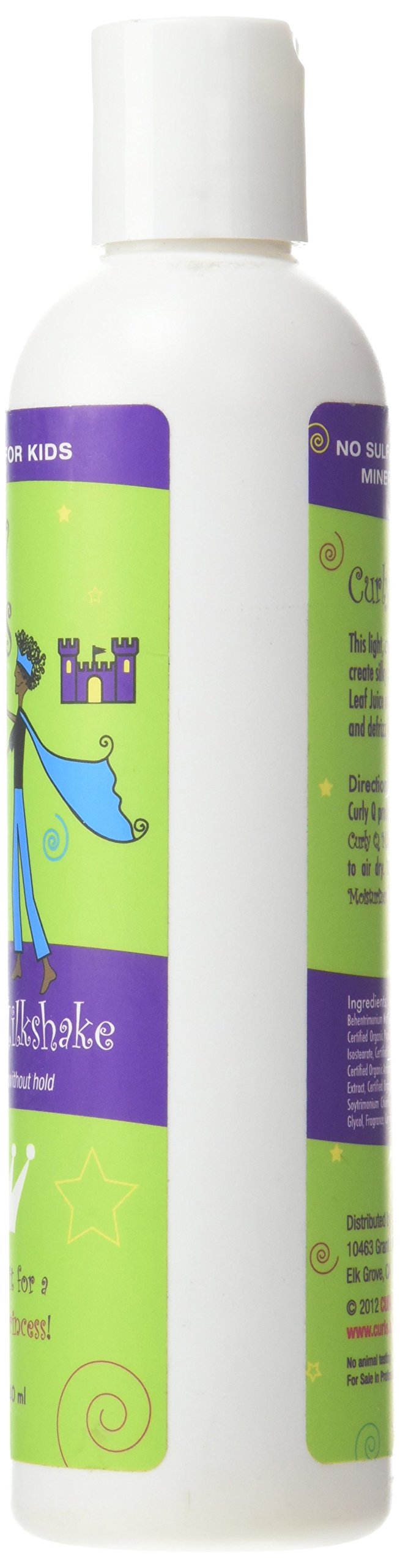 Curly Q Milkshake Light Lotion for Kids - Children's Fine, Wavy, Curly Hair - Defines, Defrizzes, and Softens - Hydrating and Frizz-Free - 8 Fl Oz