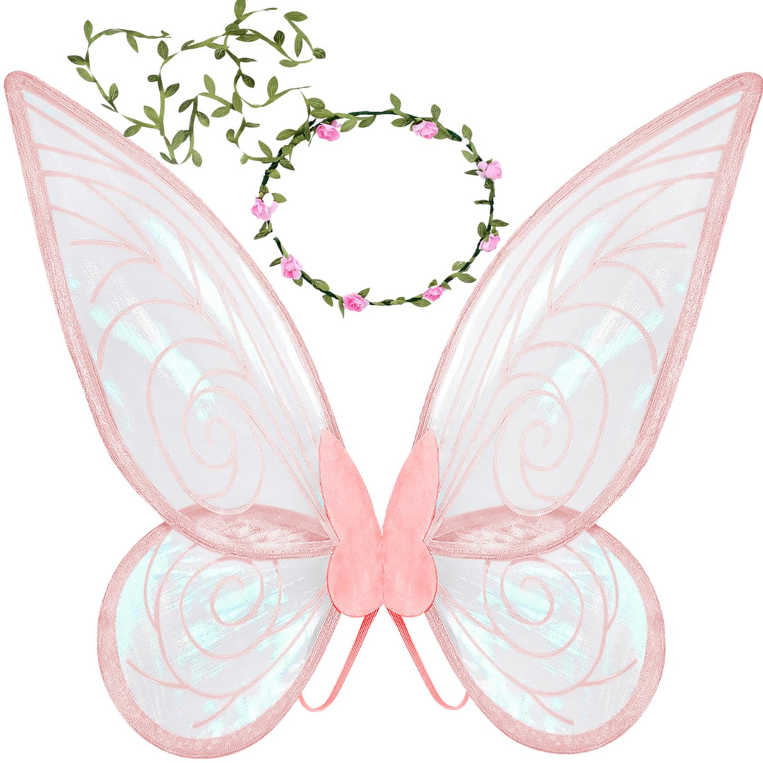 caretoto Fairy Wings for Adults Halloween Fairy Costume