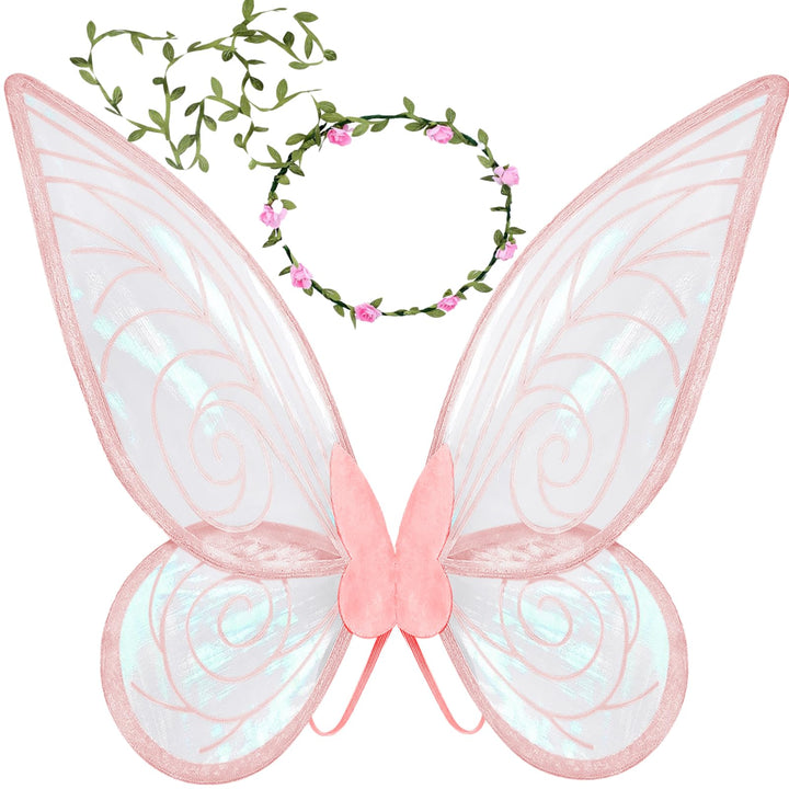 caretoto Fairy Wings for Adults Halloween Fairy Costume