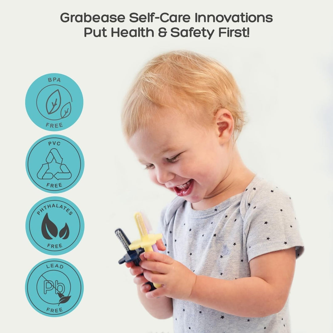 grabease Baby Toothbrush Finger, Infant Toothbrush, Tod