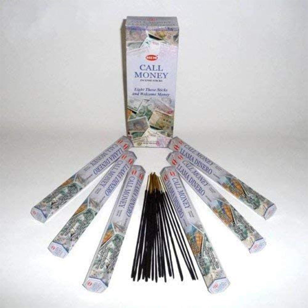 Call Money Hexa Incense Stick, 6packs X 20 Sticks= 120 Sticks