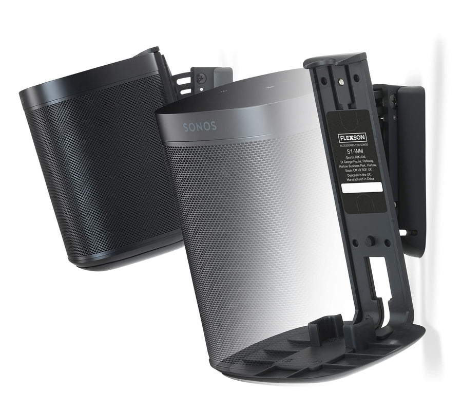 Wall Mount for SONOS One (Pair, Black)