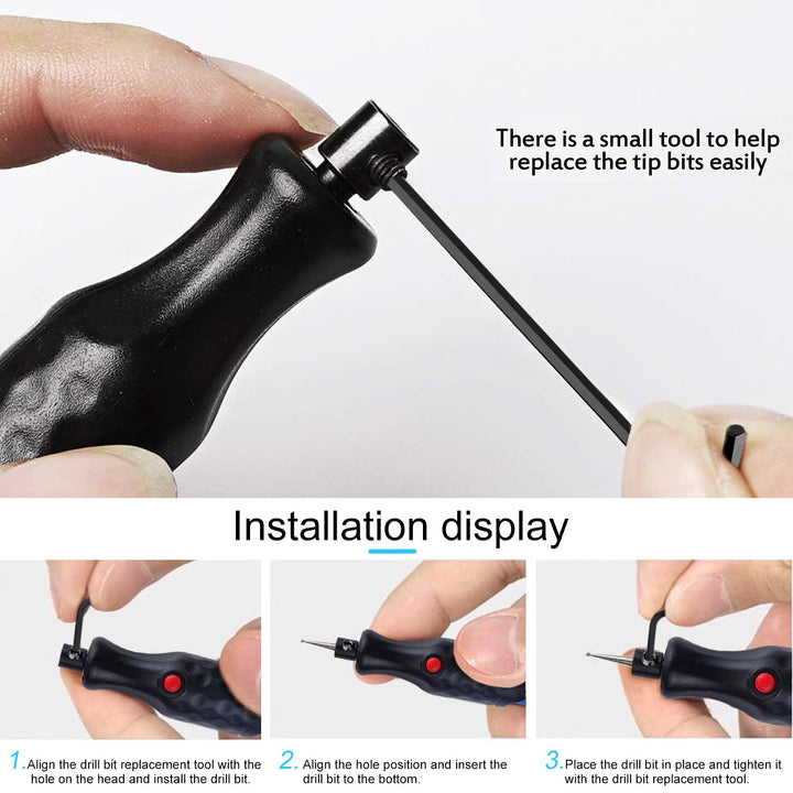 Electric Engraving Engraver Pen Carve Tool for DIY Jewellery Jewelry Metal Glass - (Cordless Precision Engraver with Diamond Tip Bit