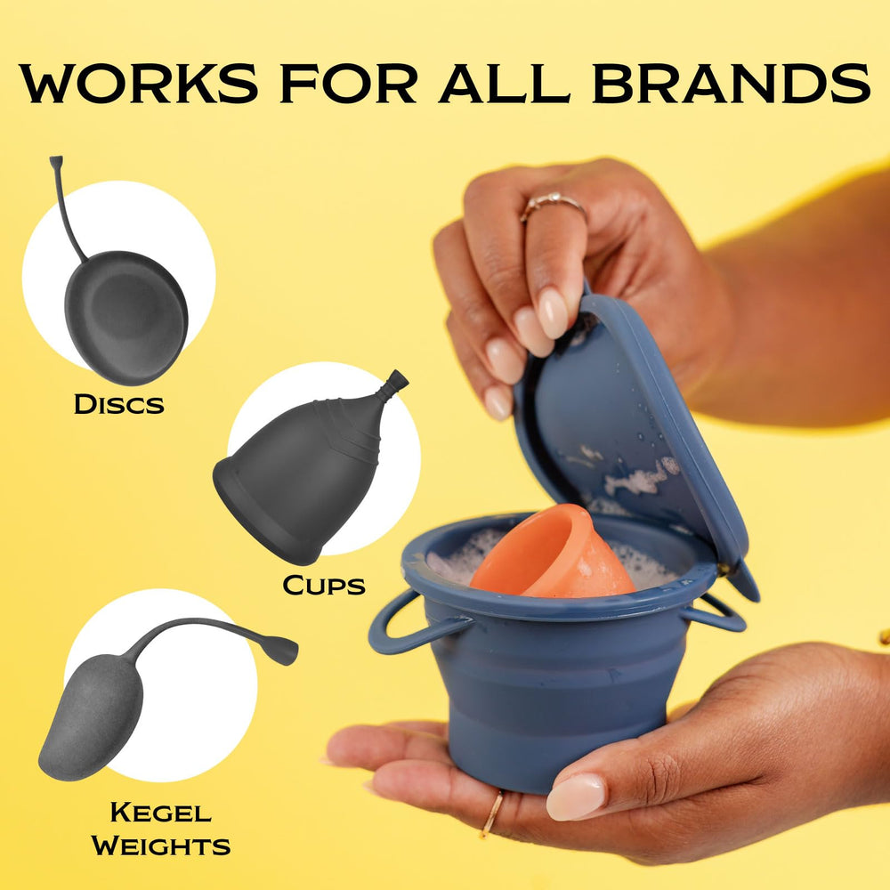 Pixie Cup Collapsible Silicone Cup for Sterilizing Mens