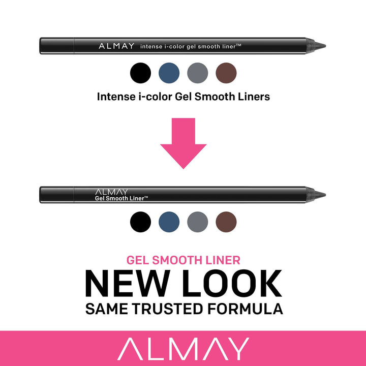 Intense i-Color Gel Smooth Liner, Charcoal (For Hazel Eyes)