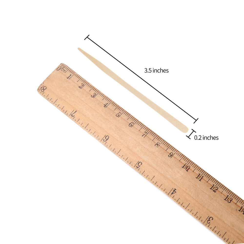Senkary 600 Pieces Wooden Waxing Sticks Small Wax Stick