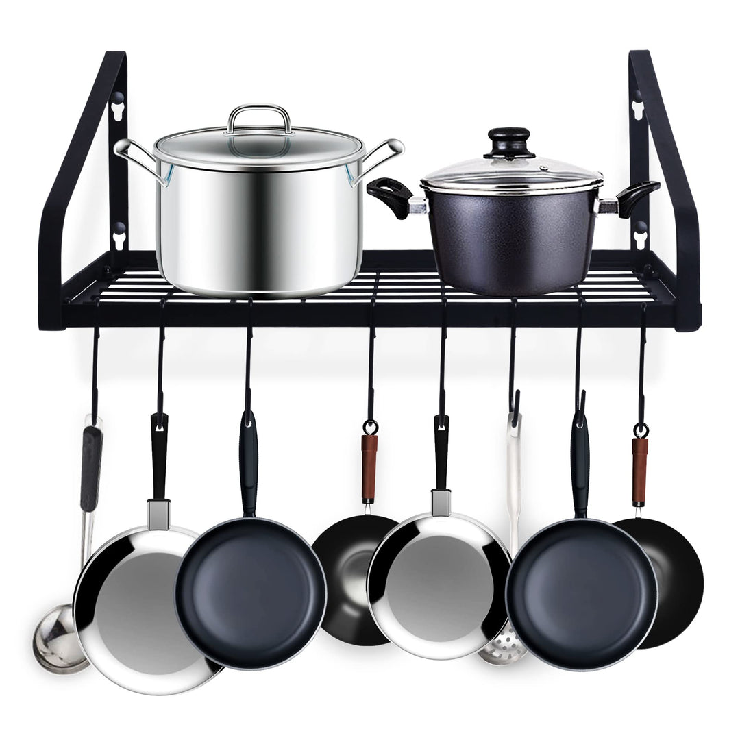 ZHOHO TANT Pot and Pan Hanger, Wall Mounted Pots and Pa