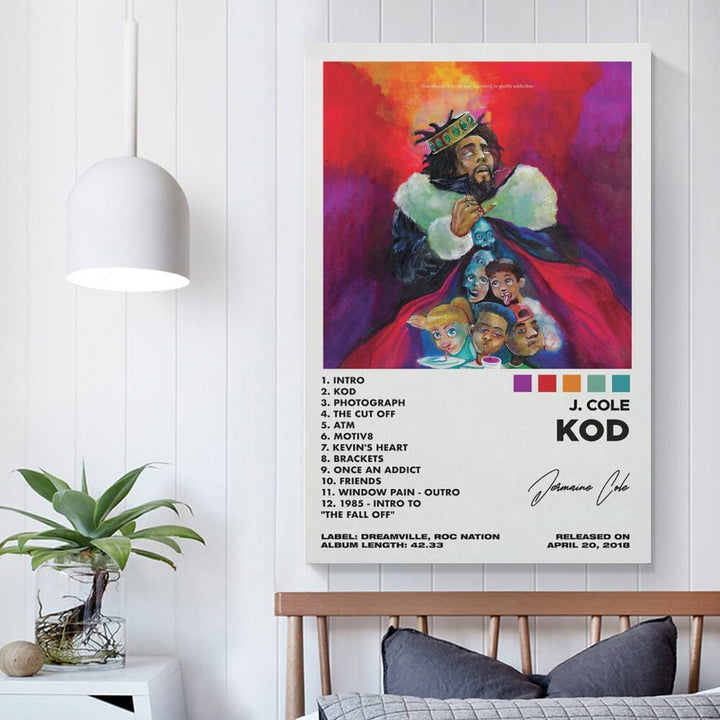 OFITIN Rapper J Poster Cole Kod Music Album Poster for 