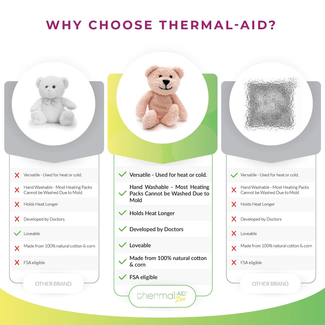 Mini Bear Stuffed Natural Heating &amp; Cooling Pac