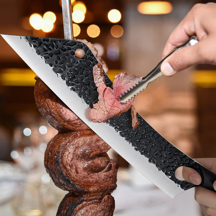 PURPLEBIRD 12 Inch Carving Knife Ultra Sharp Slicing Kn