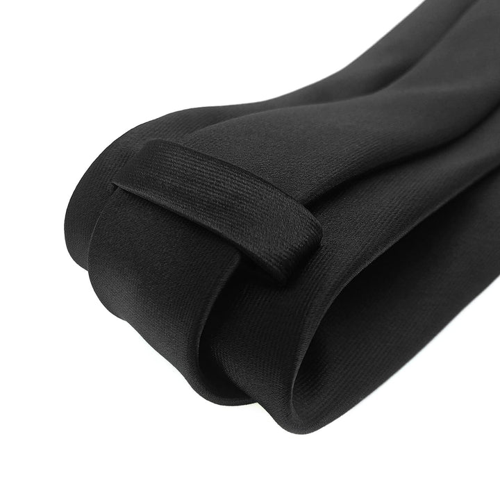 Murong Jun Men&#39;s Ties Solid Color Pure Polyeste
