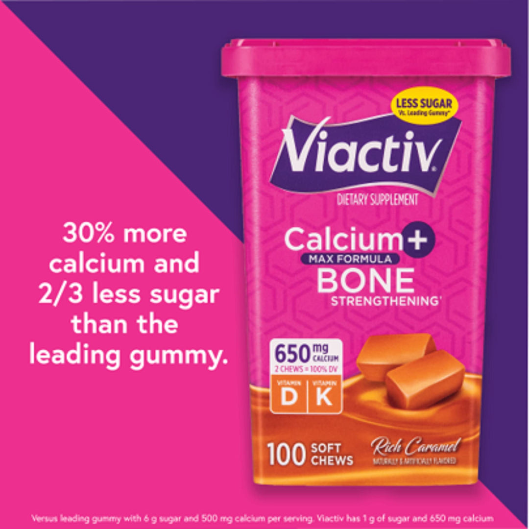 Viactiv Calcium Plus Vitamin D Supplement Soft Chews, C