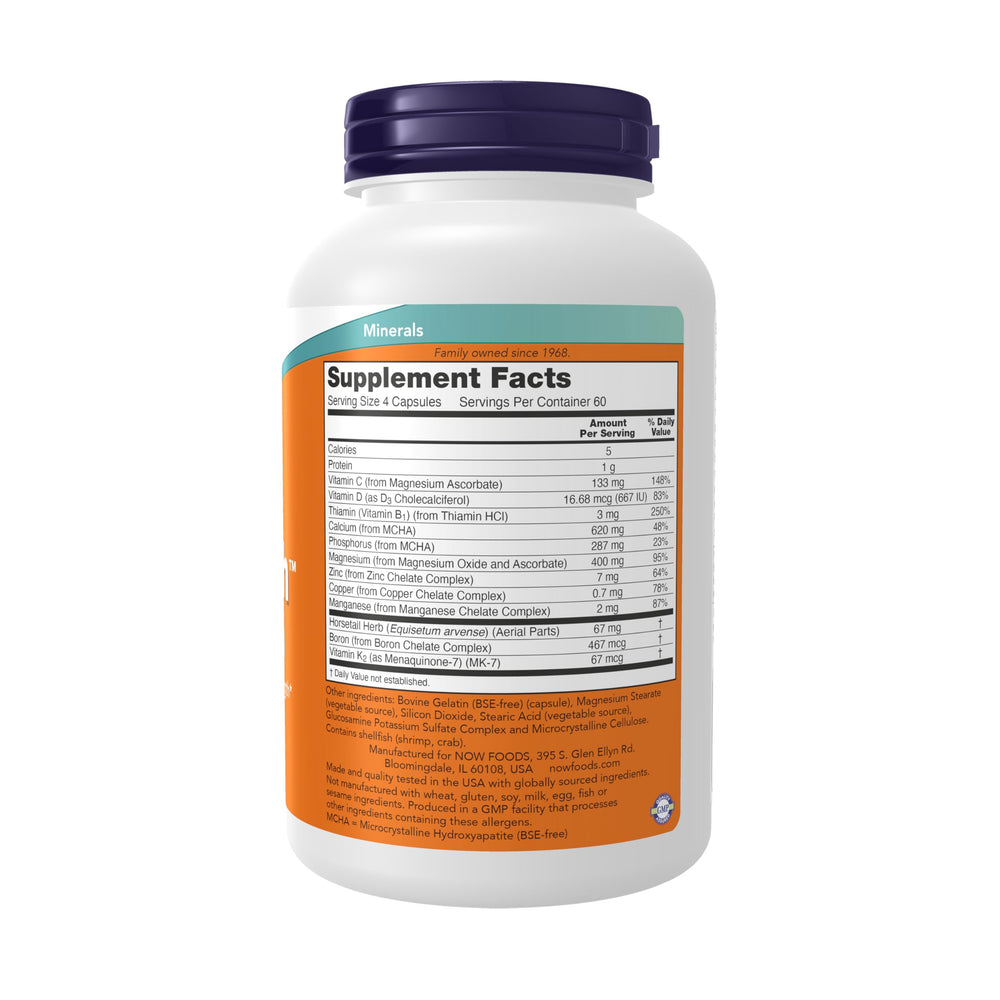 Supplements, Bone Strength™ with Microcrystalline Hydroxyapatite (MCHA), Magnesium and Vitamins C,D and K, 240 Capsules