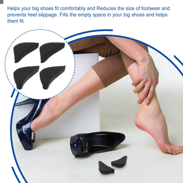 Healifty Forefoot Pad Shoe Filler Shoe Inserts Size 2Pa