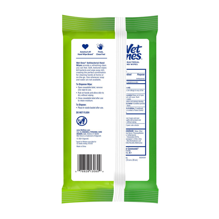 Antibacterial Hand Wipes, Spring Bliss, 50ct.