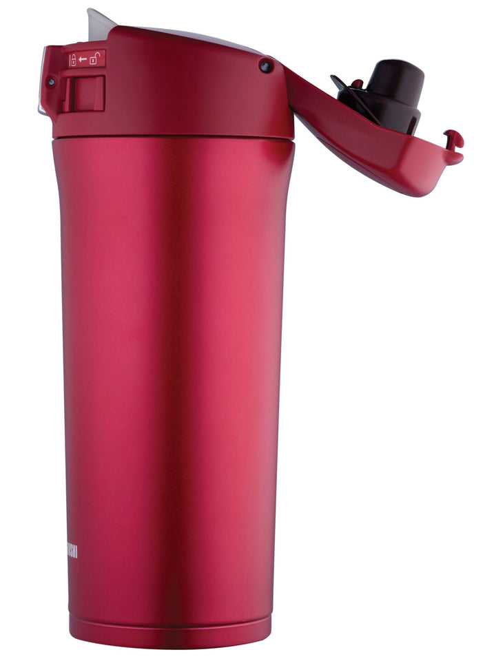 Travel Mug, 16 oz, Cherry Red