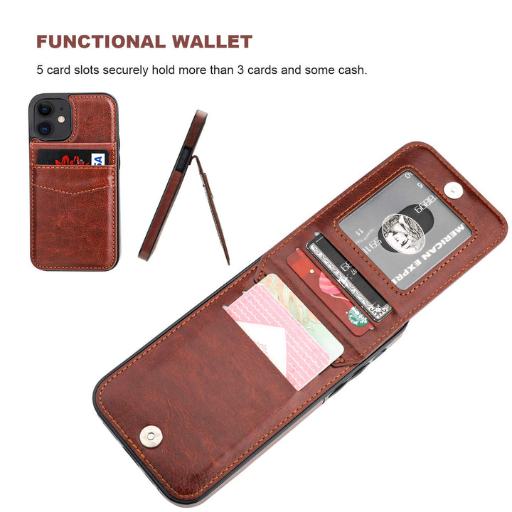 KIHUWEY Compatible with iPhone 12 Mini Case Wallet with