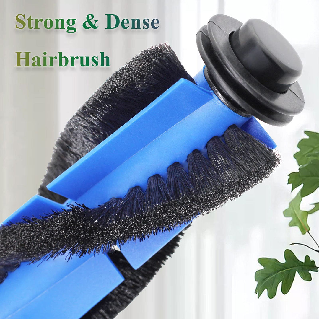 Replacement Parts Rolling Brush Compatible with Eufy RoboVac 11S, 15C, 30, 30C, 12, 35C 15T, 11S MAX, 15C MAX, 30C MAX, G30 Robotic Vacuum Cleaner, 3 Pack Roller Brush with 1 Brush