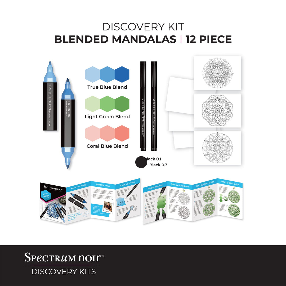 Spectrum Noir Discover KIT, Blended Mandalas