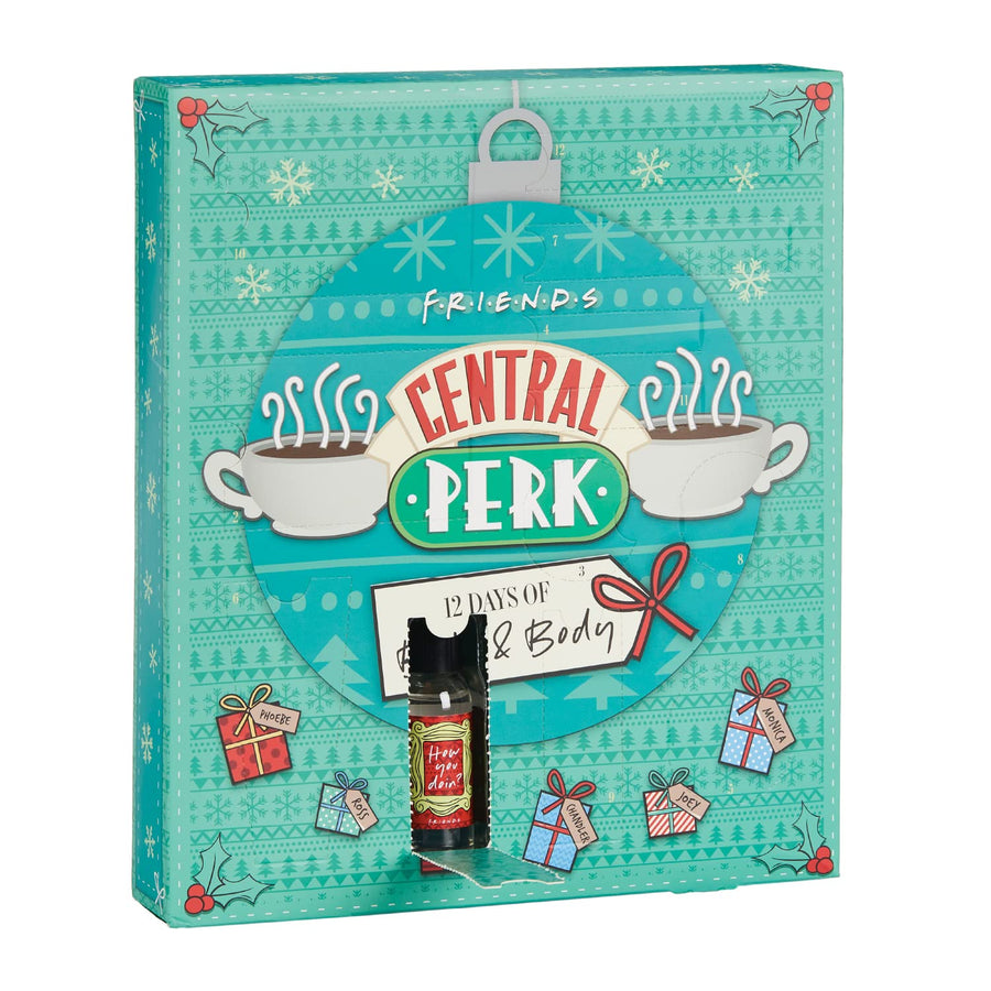 Central Perk 12 Days of Bath Advent Calendar 2023, Friends TV Show Countdown to Christmas
