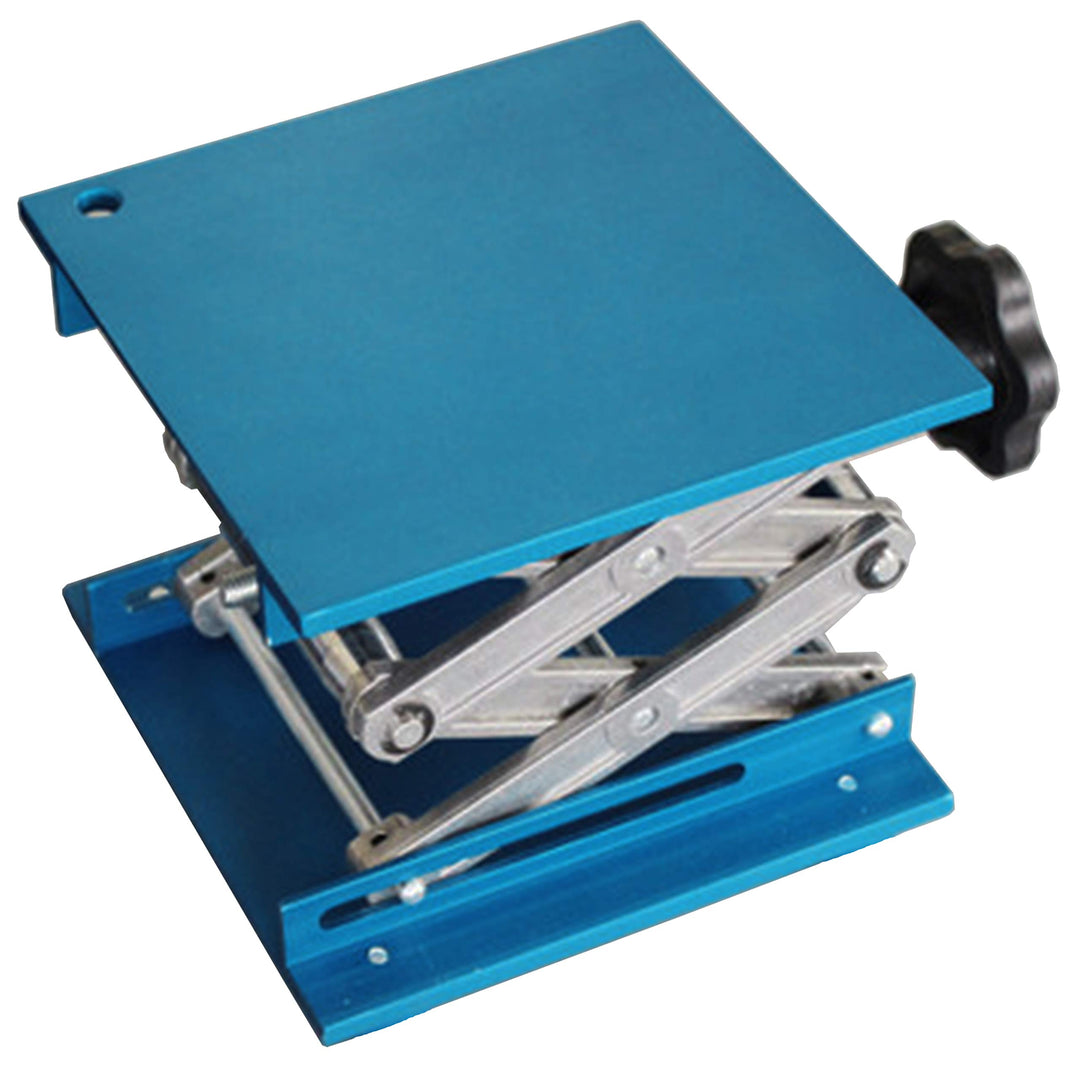 Lift Table Lab Stand Lifter Scientific Scissor Lifting Jack Platform 8&#39;&#39;X 8&#39;&#39; Aluminium Oxide