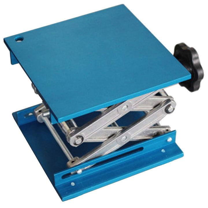 Lift Table Lab Stand Lifter Scientific Scissor Lifting Jack Platform 8&#39;&#39;X 8&#39;&#39; Aluminium Oxide
