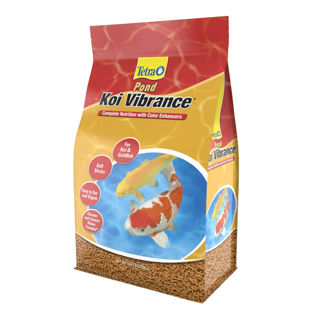 Pond Koi Vibrance, Soft Sticks, Easy to Digest Floating Pond Food, 5.18 lbs