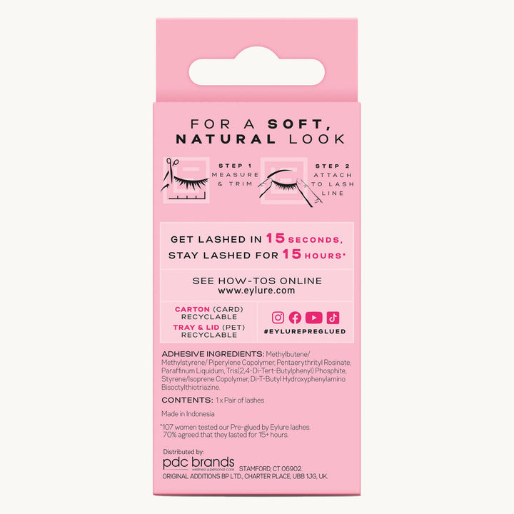 Eylure Pre-Glued Lashes, Natural 031